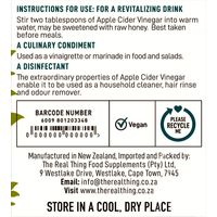 The Real Thing Apple Cider Vinegar